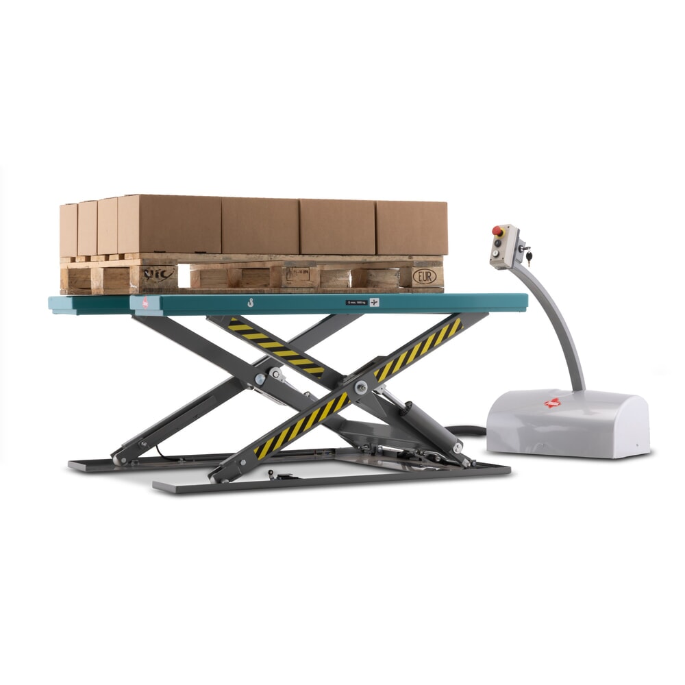 Imagen del producto: Plataforma elevadora de tijera plana Ameise®, en forma de U, CC 1000 kg