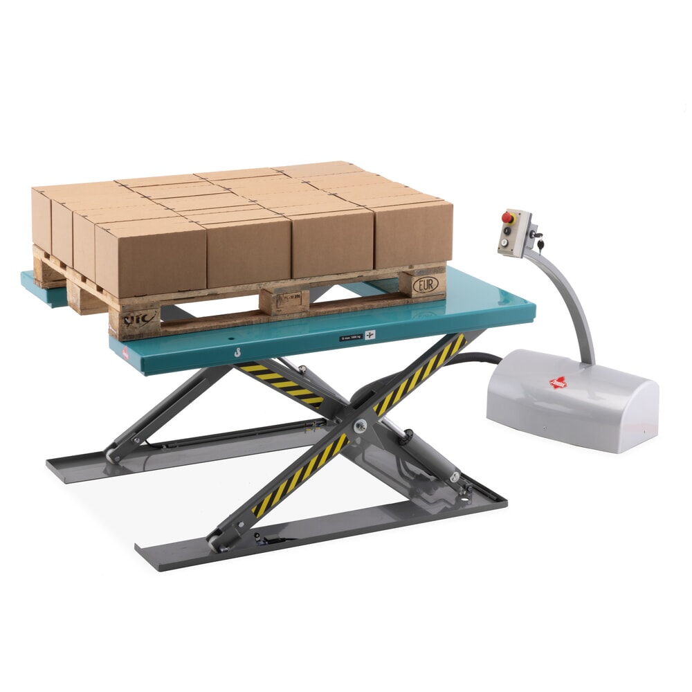 Número de imagen del producto 2: Plataforma elevadora de tijera plana Ameise®, en forma de U, CC 1000 kg