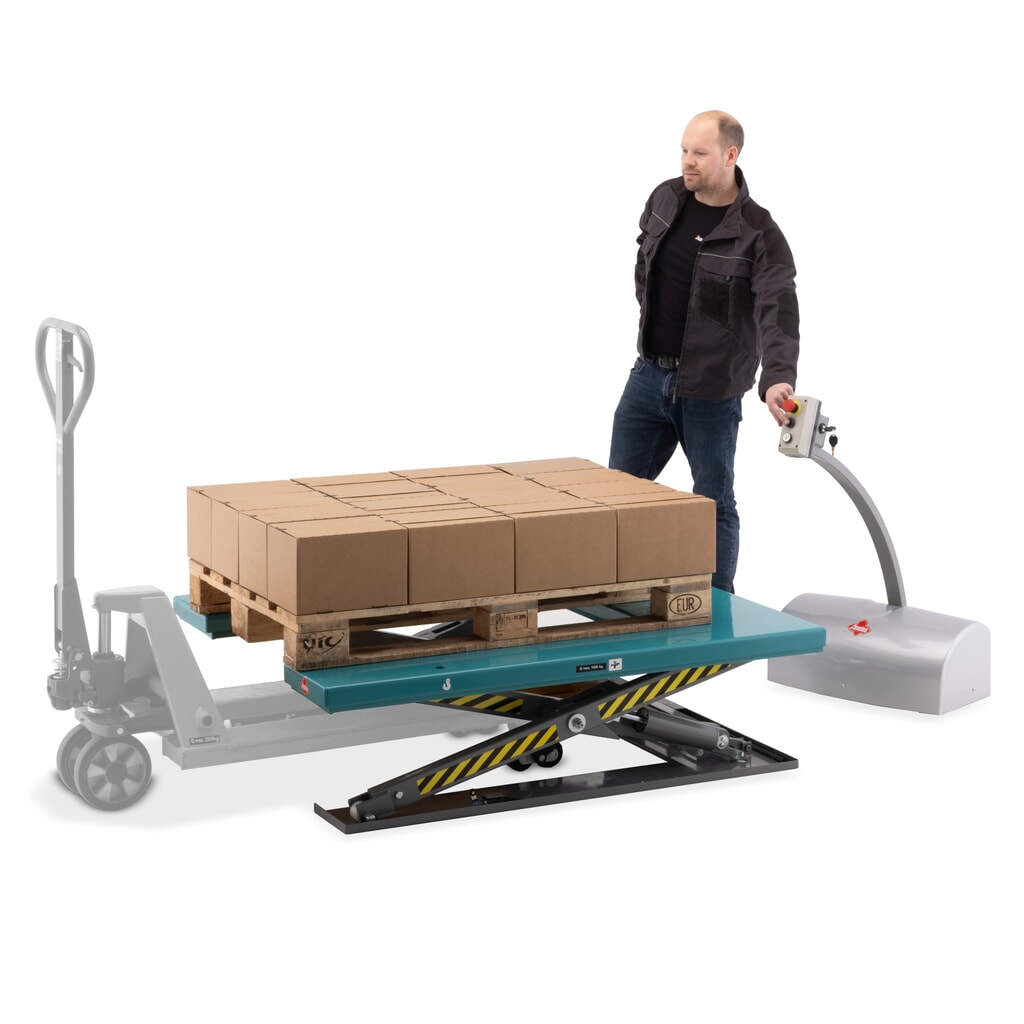 Número de imagen del producto 5: Plataforma elevadora de tijera plana Ameise®, en forma de U, CC 1000 kg