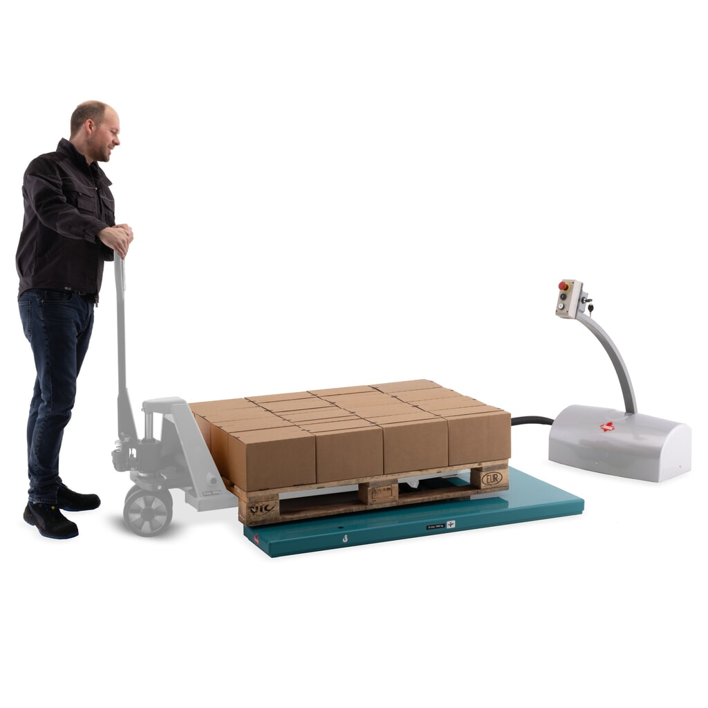 Número de imagen del producto 6: Plataforma elevadora de tijera plana Ameise®, en forma de U, CC 1000 kg