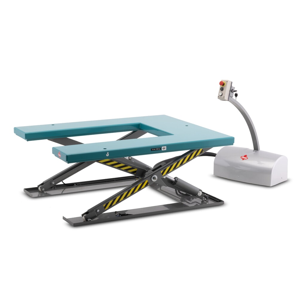 Plataforma elevadora de tijera plana Ameise®, en forma de U, CC 1000 kg Número de imagen del producto 7: Plataforma elevadora de tijera plana Ameise®, en forma de U, CC 1000 kg