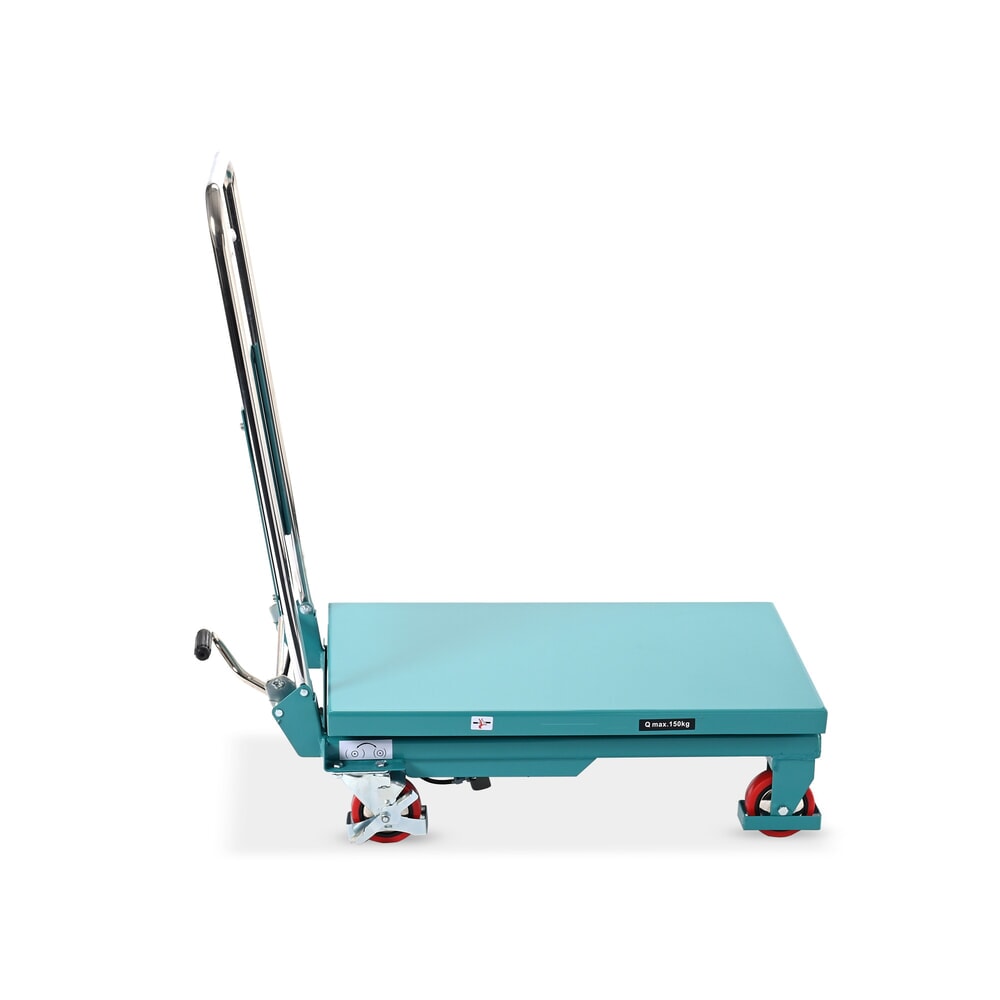 Número de imagen del producto 6: Plataforma elevadora móvil de tijera Ameise®, manillar abatible, CC 150 kg, plataforma de 700 x 450 mm