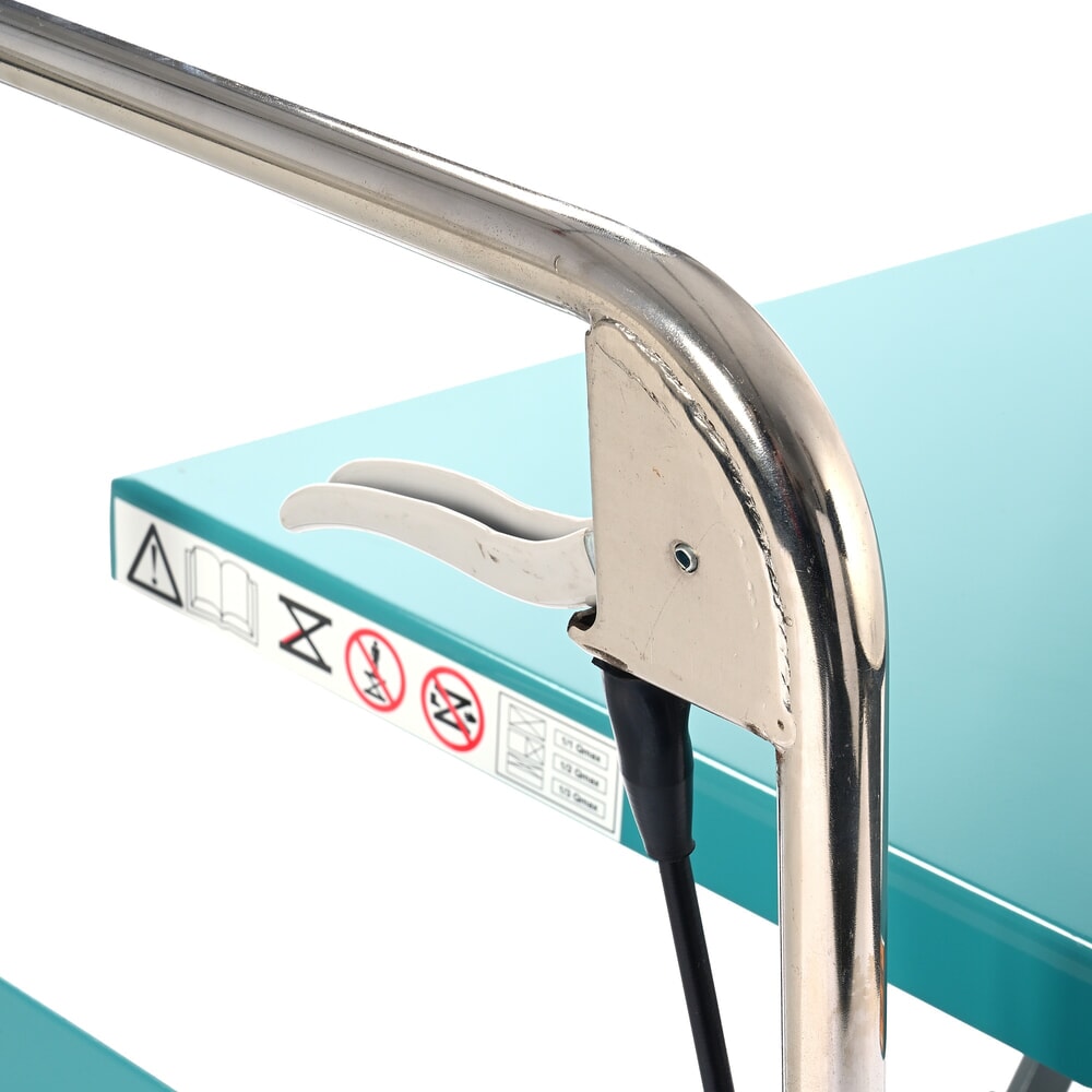 Número de imagen del producto 12: Plataforma elevadora móvil de tijera Ameise®, manillar abatible, CC 150 kg, plataforma de 700 x 450 mm