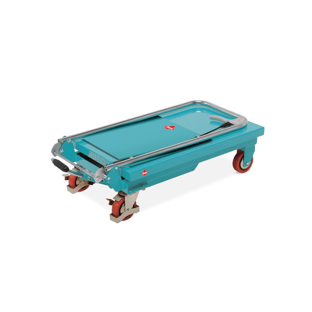 Número de imagen del producto 3: Plataforma elevadora móvil de tijera Ameise®, manillar abatible, CC 150 kg, plataforma de 700 x 450 mm