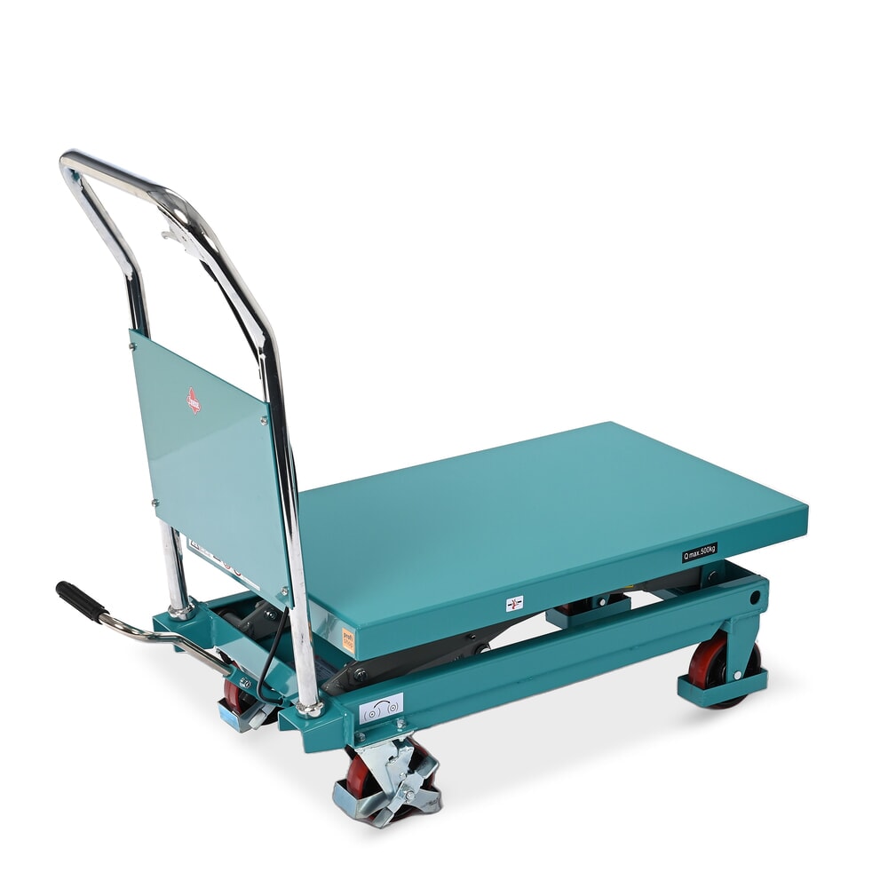 Número de imagen del producto 7: Plataforma elevadora móvil de tijera Ameise®, manillar fijo, CC 500 kg, plataforma de 850 x 500 mm