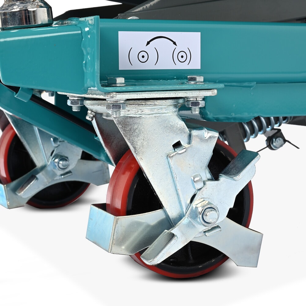 Número de imagen del producto 12: Plataforma elevadora móvil de tijera Ameise®, manillar fijo, CC 500 kg, plataforma de 850 x 500 mm