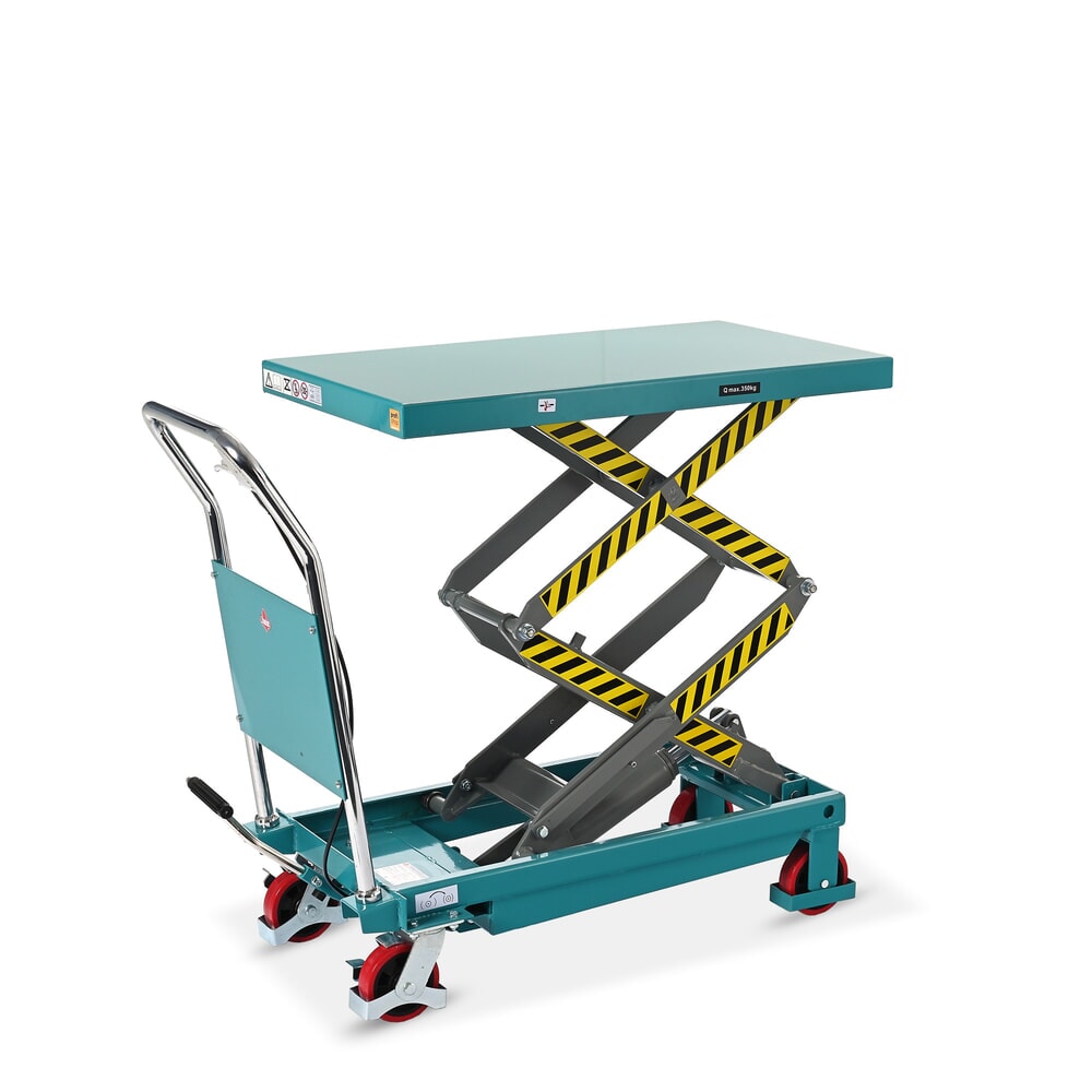 Número de imagen del producto 6: Plataforma elevadora móvil de tijera doble Ameise®, CC 350 kg, plataforma de 910 x 500 mm
