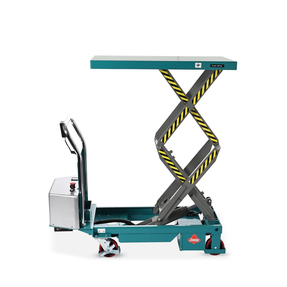 Número de imagen del producto 6: Plataforma elevadora móvil de tijera doble Ameise®, eléctrica, CC 350 kg, plataforma de 910 x 500 mm