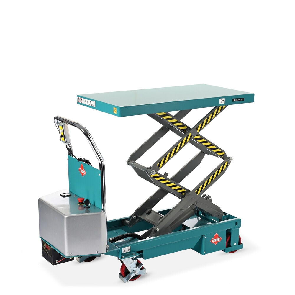 Número de imagen del producto 11: Plataforma elevadora móvil de tijera doble Ameise®, eléctrica, CC 350 kg, plataforma de 910 x 500 mm