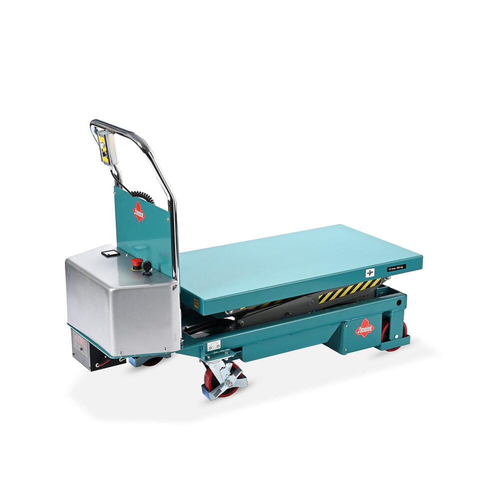 Número de imagen del producto 13: Plataforma elevadora móvil de tijera doble Ameise®, eléctrica, CC 350 kg, plataforma de 910 x 500 mm