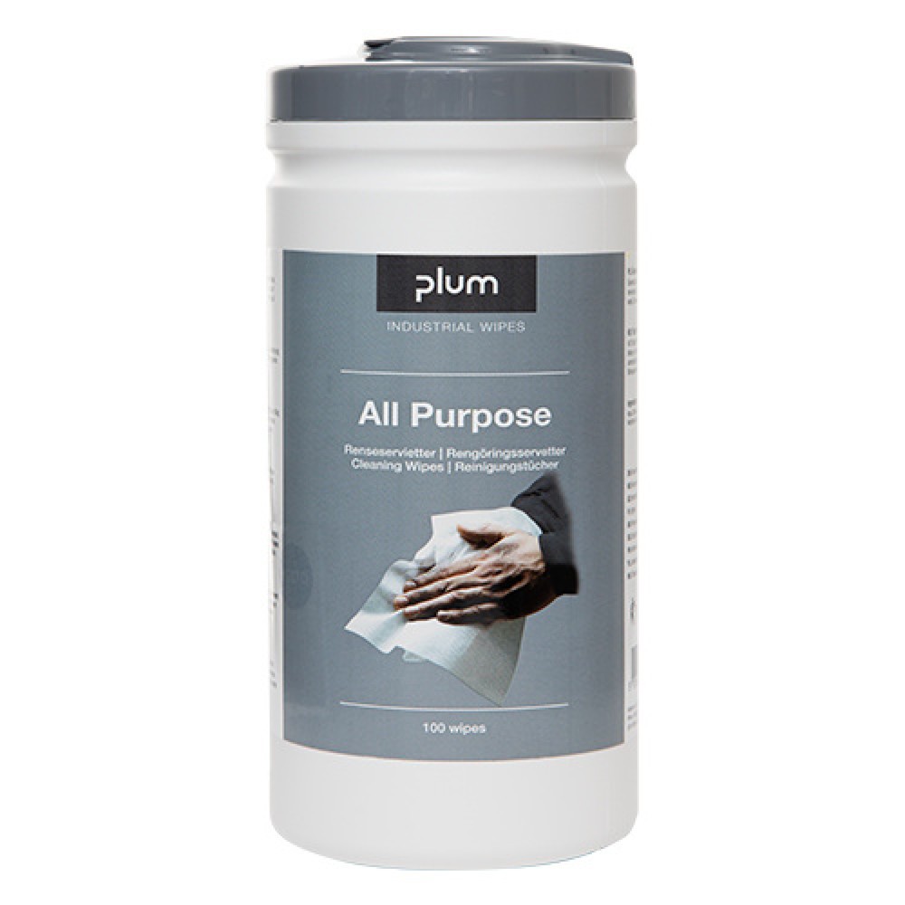 Imagen del producto: PlumWipes Toallitas de limpieza multiuso 100 unids/caja