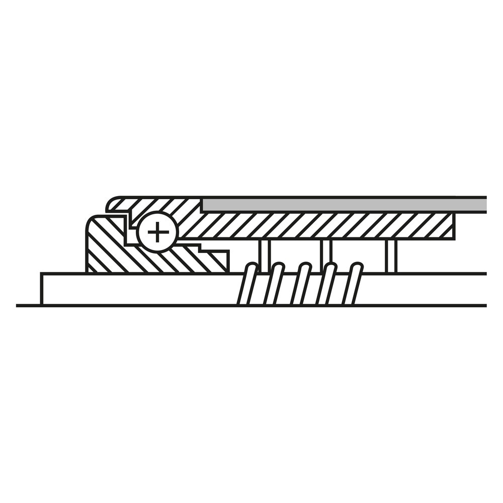 Número de imagen del producto 3: Transportador de rodillos, eje de resorte de plástico, diámetro 20 mm, longitud 200 mm capacidad de carga 10 kg