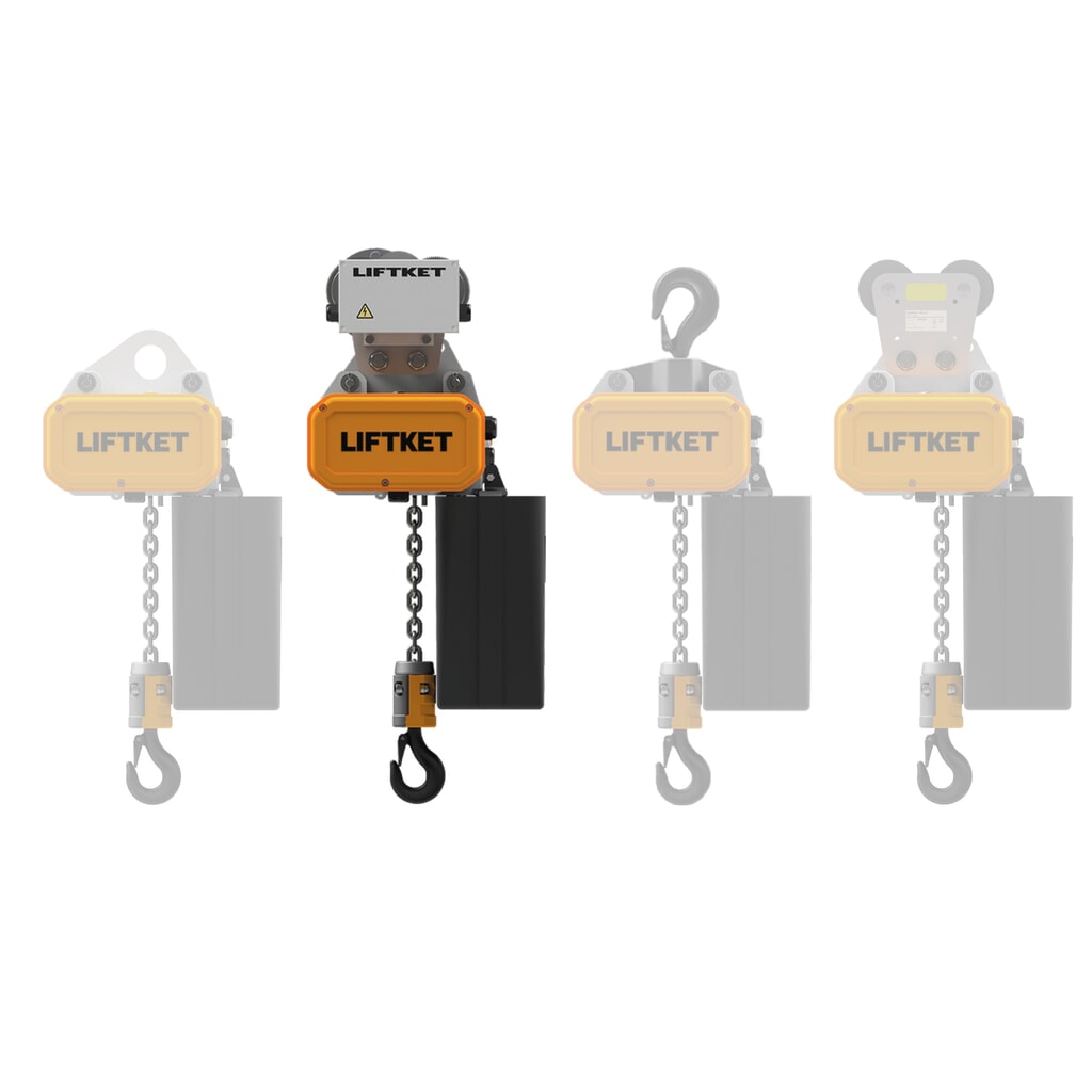 Número de imagen del producto 4: Polipasto eléctrico LIFTKET S-Line con suspensión eléctrica, capacidad de carga 125 kg, 8/2 m/min