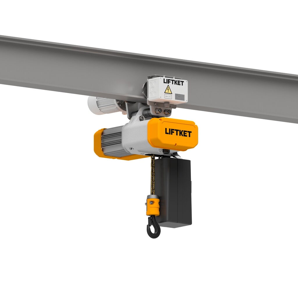 Polipasto eléctrico LIFTKET S-Line con suspensión eléctrica, capacidad de carga 125 kg, 8/2 m/min Número de imagen del producto 5: Polipasto eléctrico LIFTKET S-Line con suspensión eléctrica, capacidad de carga 125 kg, 8/2 m/min
