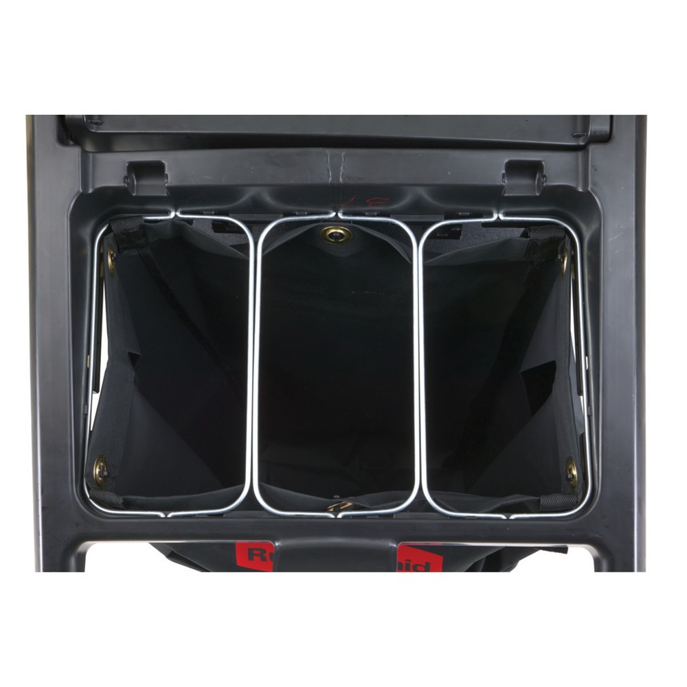 Imagen del producto: Rubbermaid® - Soporte para bolsas de basura para carrito de limpieza, triple