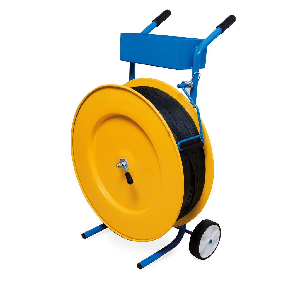 Imagen del producto: Portabobinas de fleje Universal, anchuras de 13 o 16 mm, amarillo