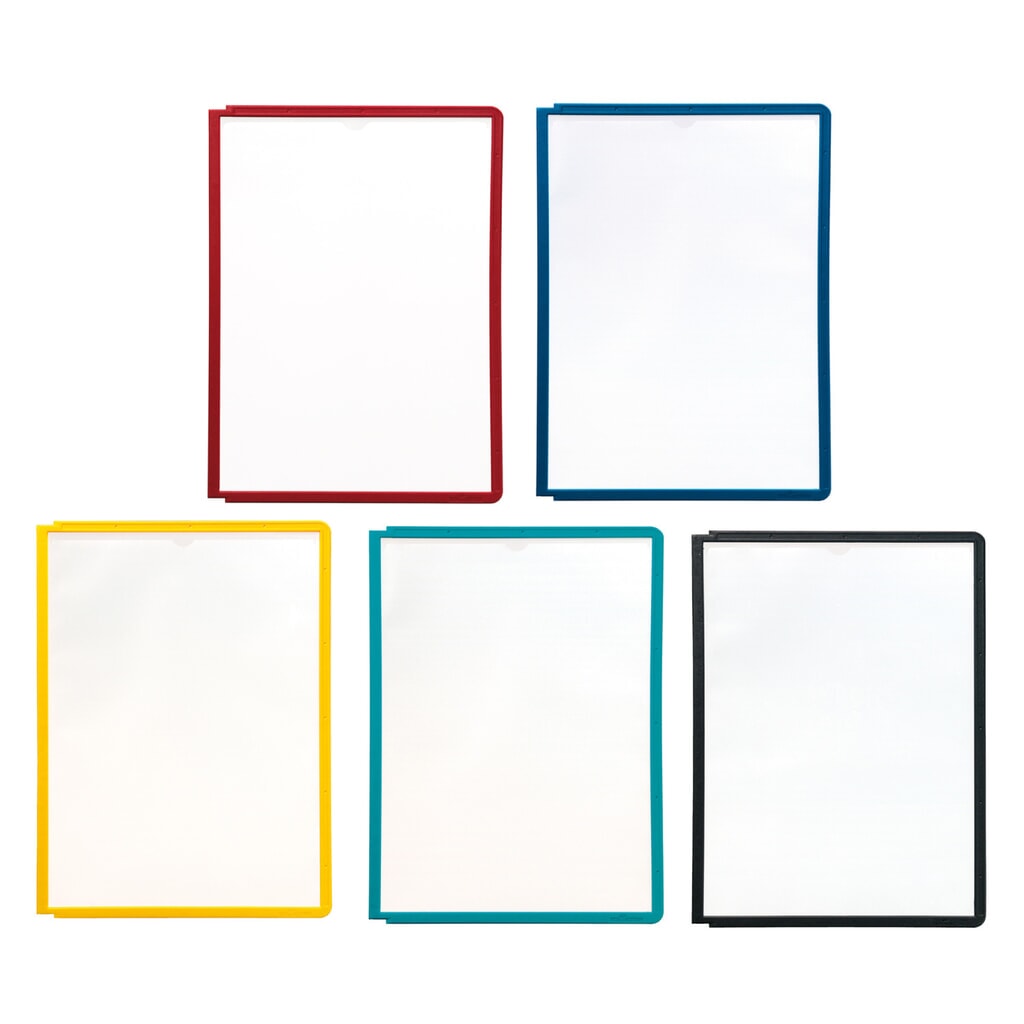 Número de imagen del producto 1: Portahojas transparentes Vario®, juego de 10, rojo