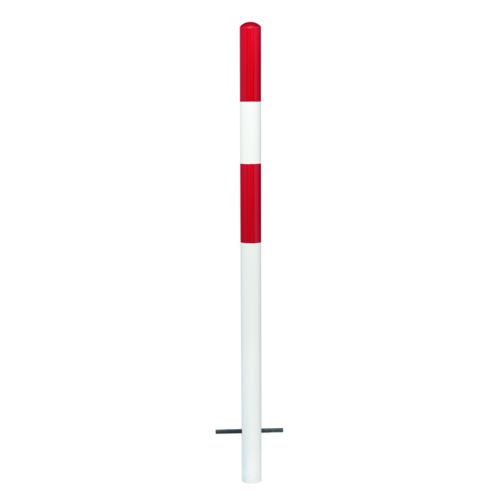 Imagen del producto: poste MORION, fijo, tubo redondo Ø 60 mm, recubierto de plástico, para fijar en hormigón, sin ojal de cadena