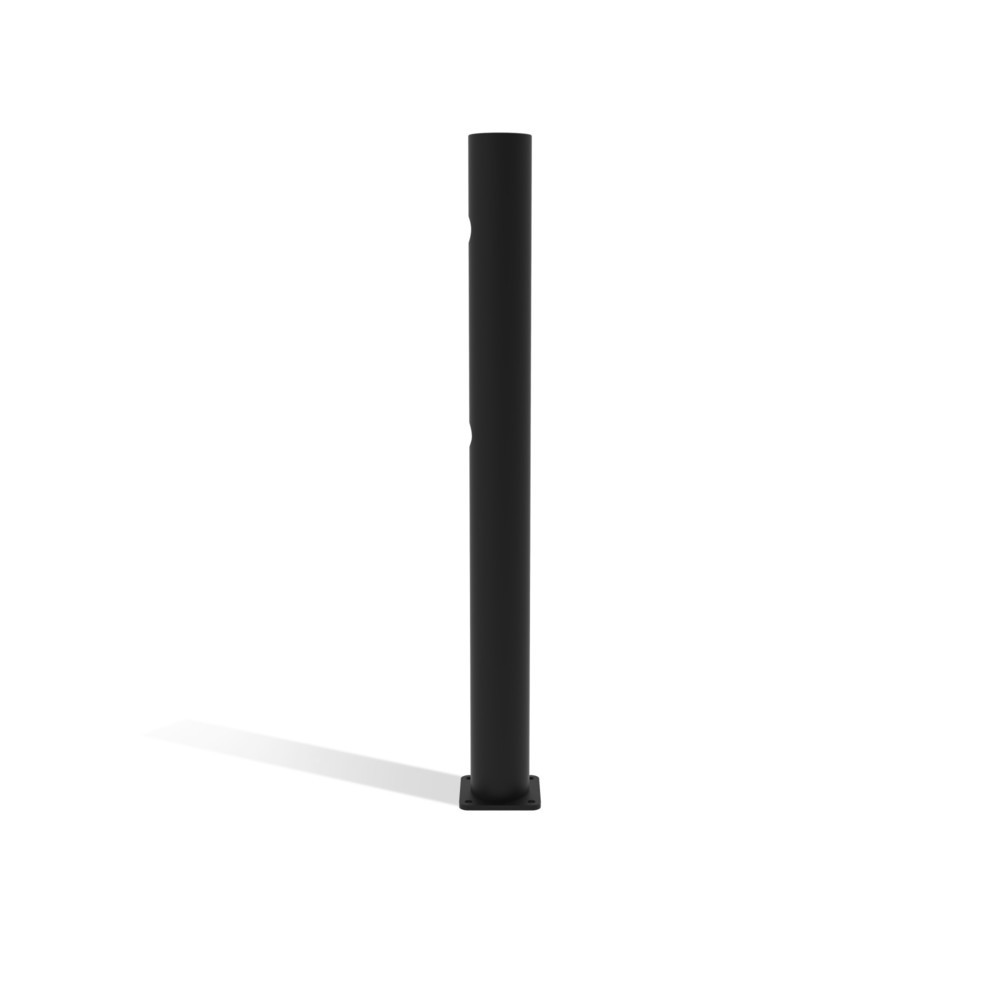 Número de imagen del producto 3: poste de puerta batiente para rieles de seguridad «Delta», Ø 110 mm, altura 1200 mm