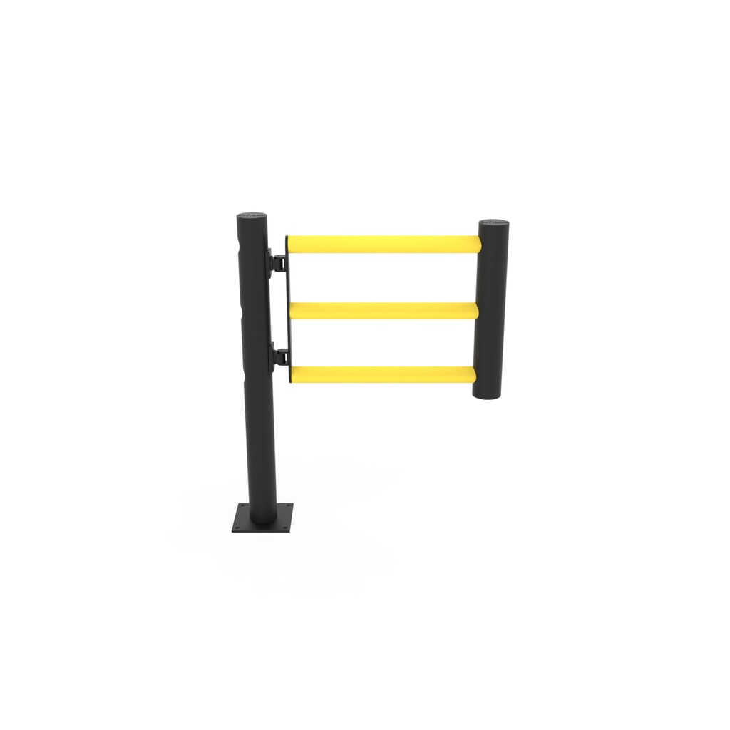 poste de puerta batiente para rieles de seguridad «Delta», Ø 110 mm, altura 1200 mm Número de imagen del producto 12: poste de puerta batiente para rieles de seguridad «Delta», Ø 110 mm, altura 1200 mm