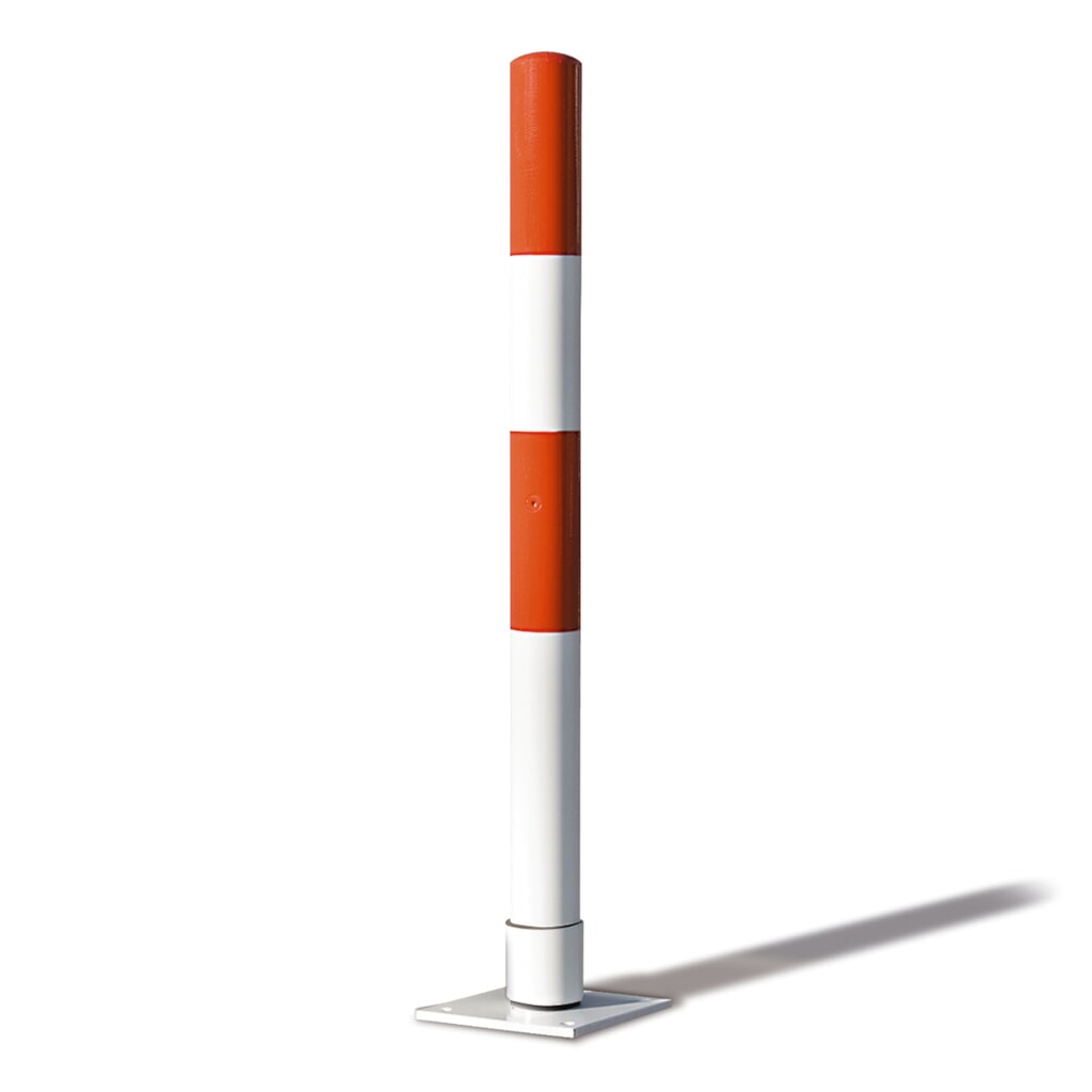 poste automontable MORION SWING, tubo redondo Ø 76 mm, para tacos, rojo/blanco Imagen del producto: poste automontable MORION SWING, tubo redondo Ø 76 mm, para tacos, rojo/blanco