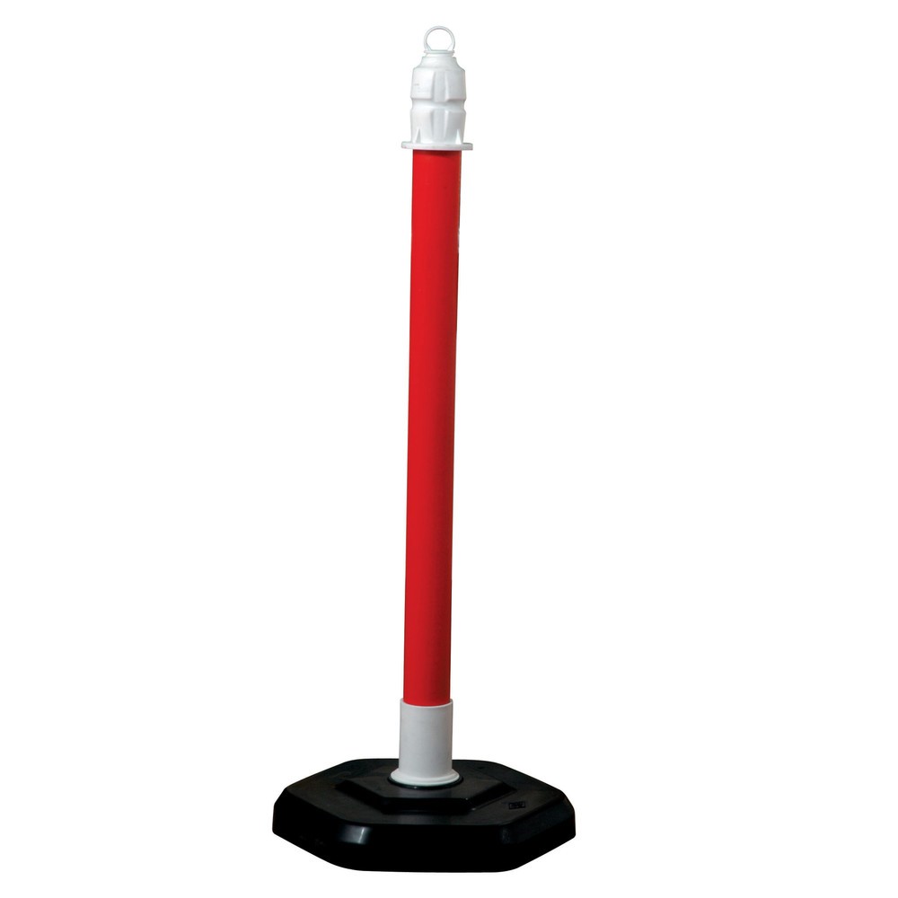Número de imagen del producto 1: Poste para cadenas, Ø 63 mm, rojo