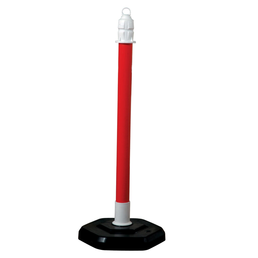 Poste para cadenas, Ø 63 mm, rojo Imagen del producto: Poste para cadenas, Ø 63 mm, rojo