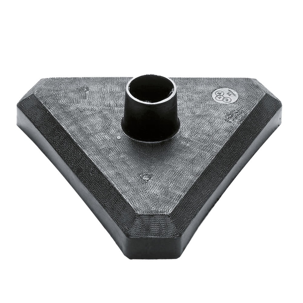 Número de imagen del producto 2: Poste para cadenas, unitario, base de plástico (triangular), negro/amarillo