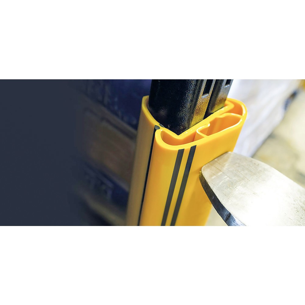 Número de imagen del producto 5: Protección anticolisión A-SAFE para estanterías RackGuard de MEMAPLEX®, medidas interiores HxAxF 600 x 85 x 80 mm