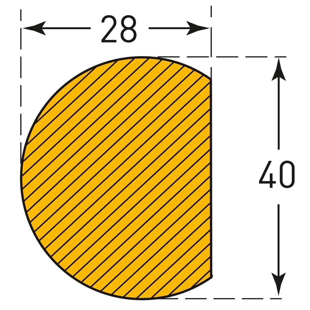 Número de imagen del producto 3: Parachoques para superficies MORAVIA, rectangular, autoadhesiva, 28 x 40 mm (ancho x fondo), 1 m de largo
