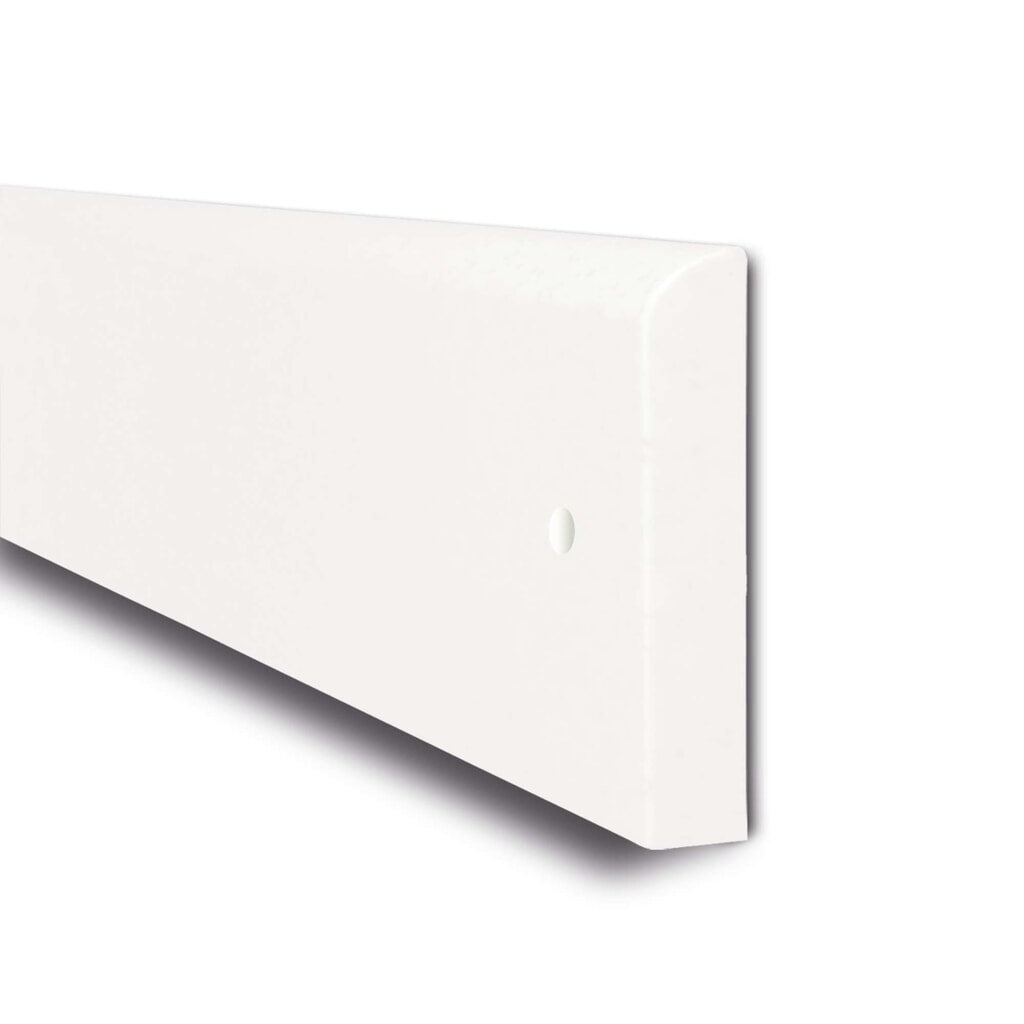 Protección contra impactos para pared MORAVIA, para montaje, 150 x 10 mm x 2.060 mm (alto x ancho x largo), blanco Imagen del producto: Protección contra impactos para pared MORAVIA, para montaje, 150 x 10 mm x 2.060 mm (alto x ancho x largo), blanco