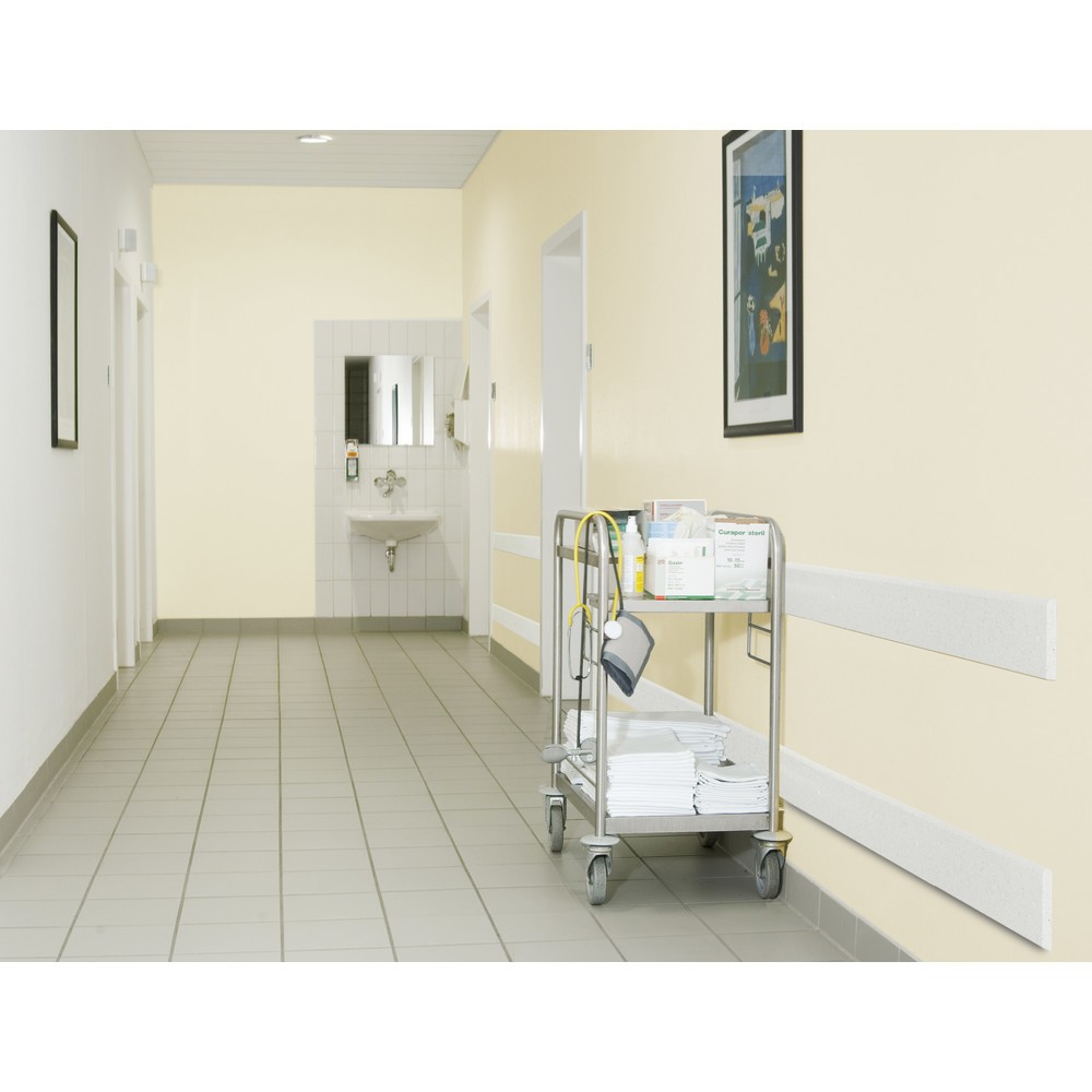 Número de imagen del producto 6: Protección contra impactos para pared MORAVIA, para montaje, 150 x 10 mm x 2.060 mm (alto x ancho x largo), negro