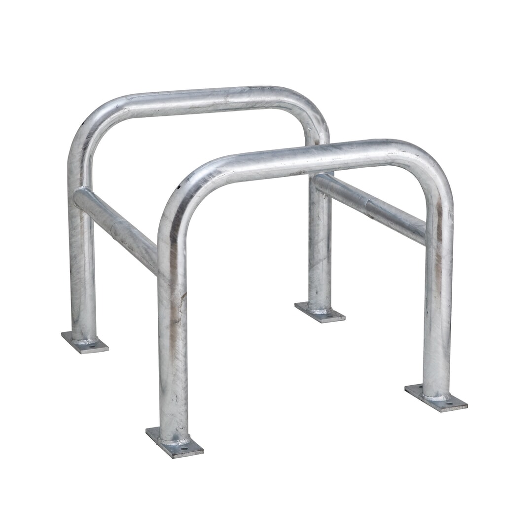 Protección anticolisión para columnas MORAVIA, aplicación exterior, galvanizado en caliente, altura de 600 mm, para dimensiones de columna 600 x 600 mm (ancho x fondo) Imagen del producto: Protección anticolisión para columnas MORAVIA, aplicación exterior, galvanizado en caliente, altura de 600 mm, para dimensiones de columna 600 x 600 mm (ancho x fondo)