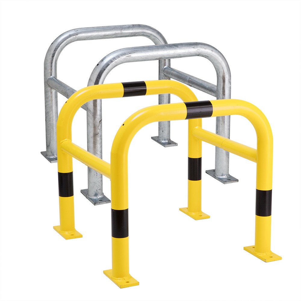 Número de imagen del producto 6: Protección anticolisión para columnas MORAVIA, aplicación exterior, galvanizado en caliente, altura de 600 mm, para dimensiones de columna 500 x 500 mm (ancho x fondo)