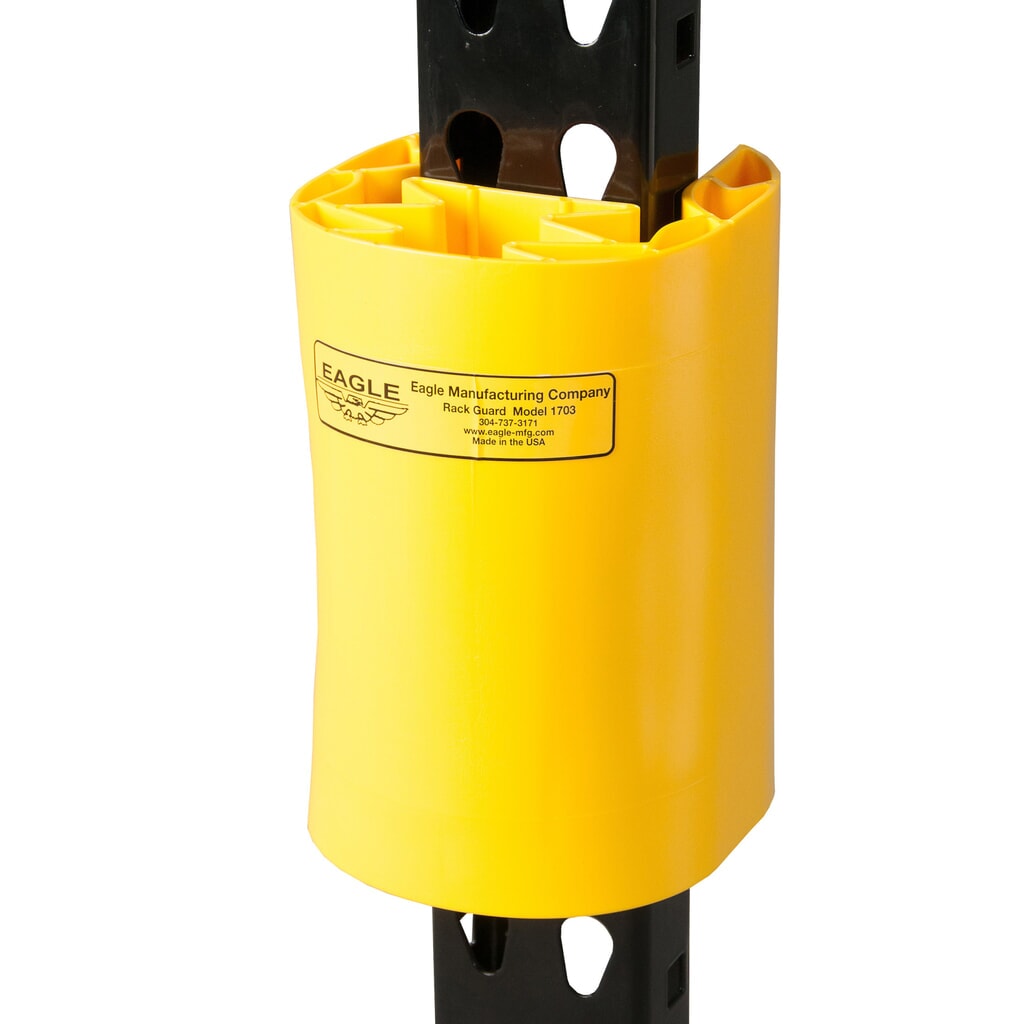 Protector de patas de estantería Justrite® Eagle, polietileno de alta densidad, para An x Fo 75 x 75 mm Número de imagen del producto 2: Protector de patas de estantería Justrite® Eagle, polietileno de alta densidad, para An x Fo 75 x 75 mm