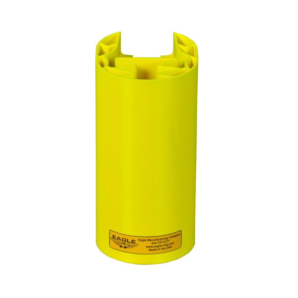 Imagen del producto: Protector de patas de estantería Justrite® Eagle, polietileno de alta densidad, para An x Fo 75 x 75 mm