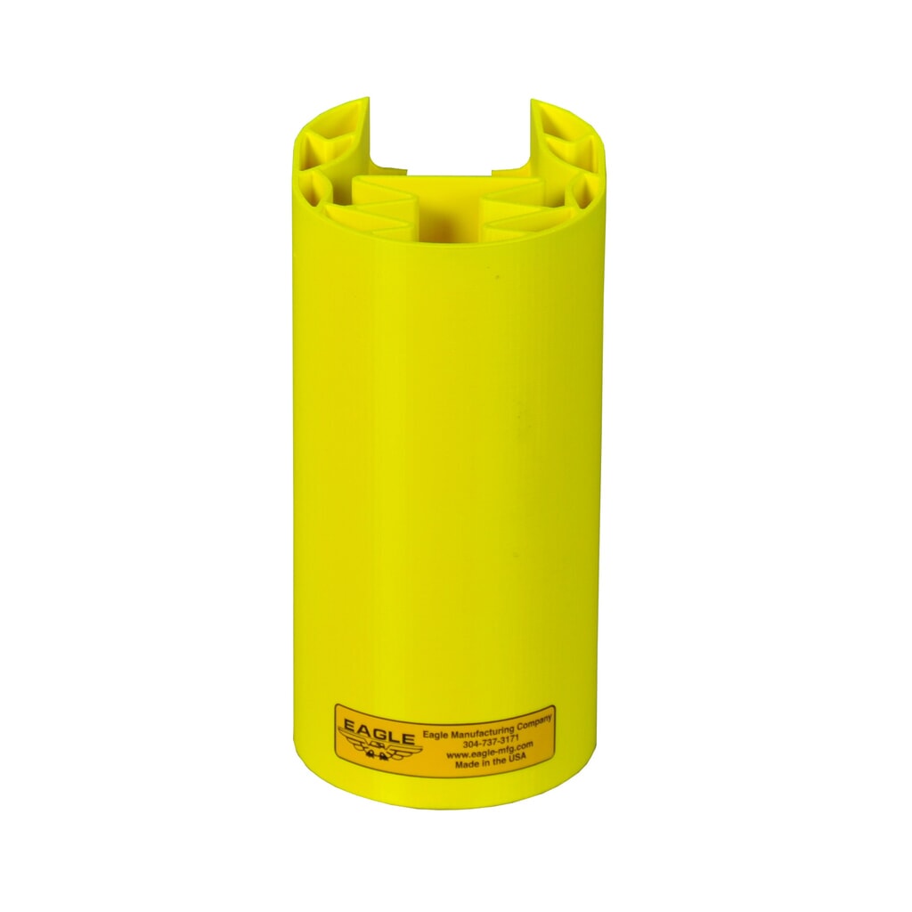 Número de imagen del producto 1: Protector de patas de estantería Justrite® Eagle, polietileno de alta densidad, para An x Fo 75 x 75 mm