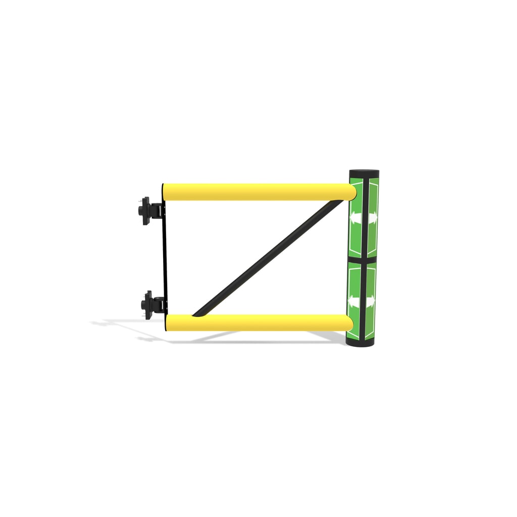 puerta batiente para rieles de seguridad «Delta», alto x ancho 1200 x 800 mm Imagen del producto: puerta batiente para rieles de seguridad «Delta», alto x ancho 1200 x 800 mm