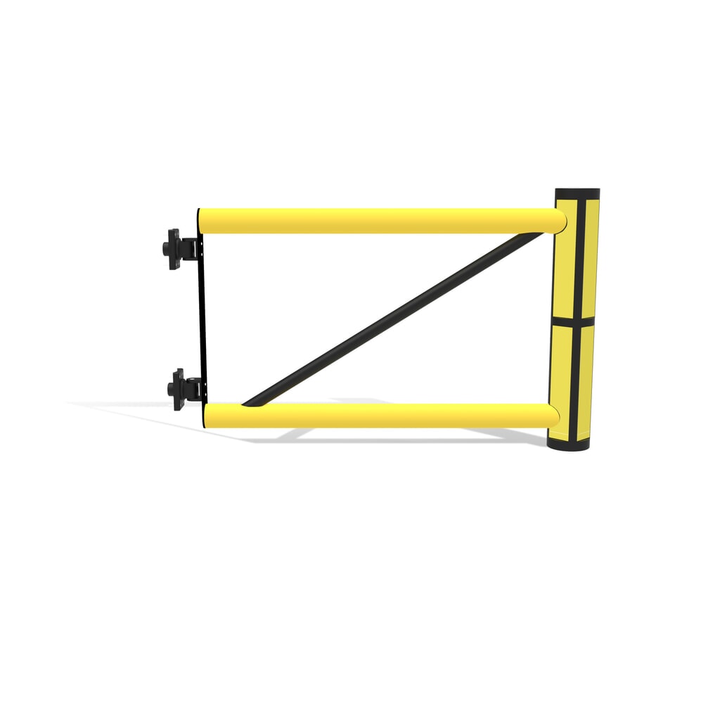 Imagen del producto: puerta batiente para rieles de seguridad «Delta», alto x ancho 1.200 x 1.000 mm