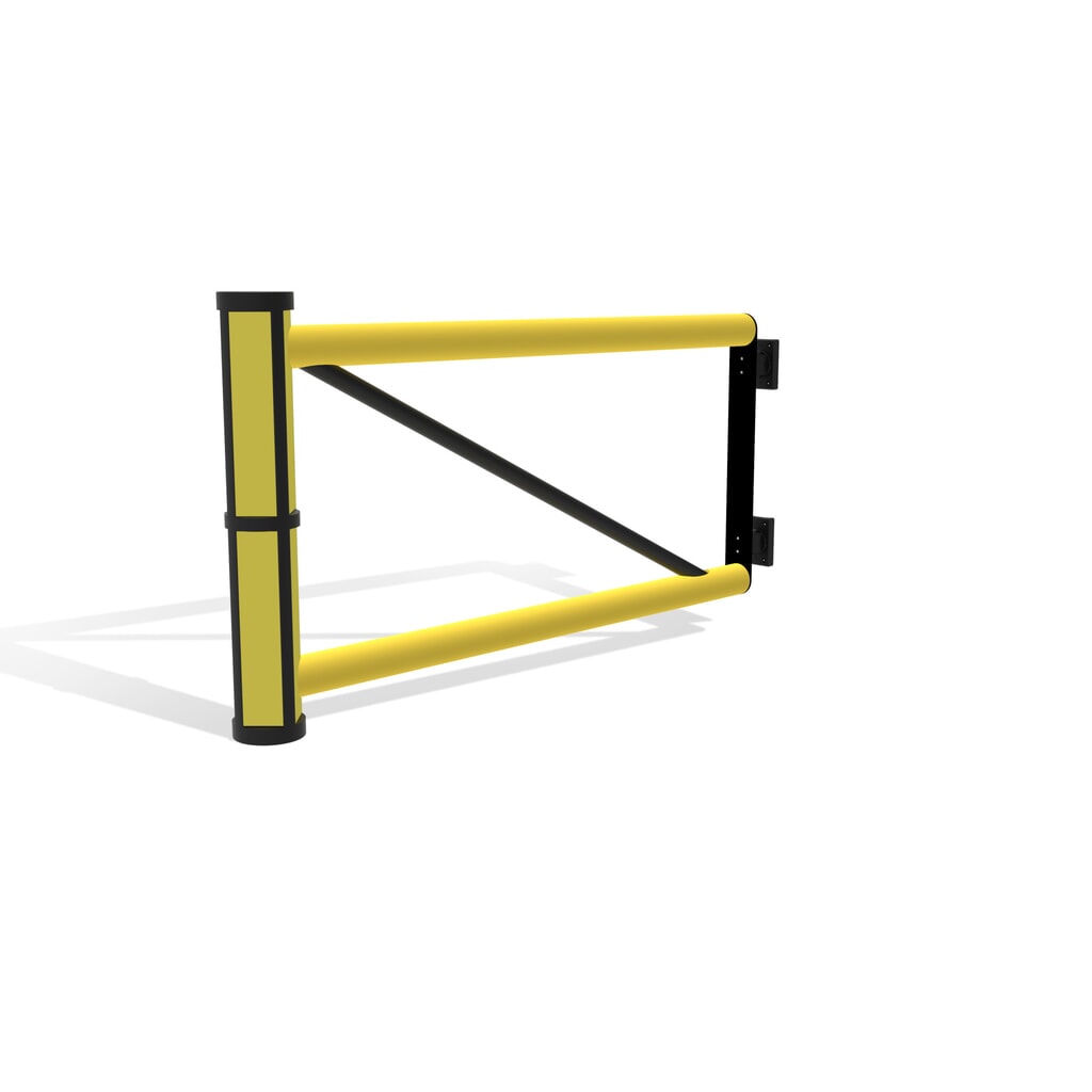 puerta batiente para rieles de seguridad «Delta», alto x ancho 1200 x 1200 mm Número de imagen del producto 2: puerta batiente para rieles de seguridad «Delta», alto x ancho 1200 x 1200 mm