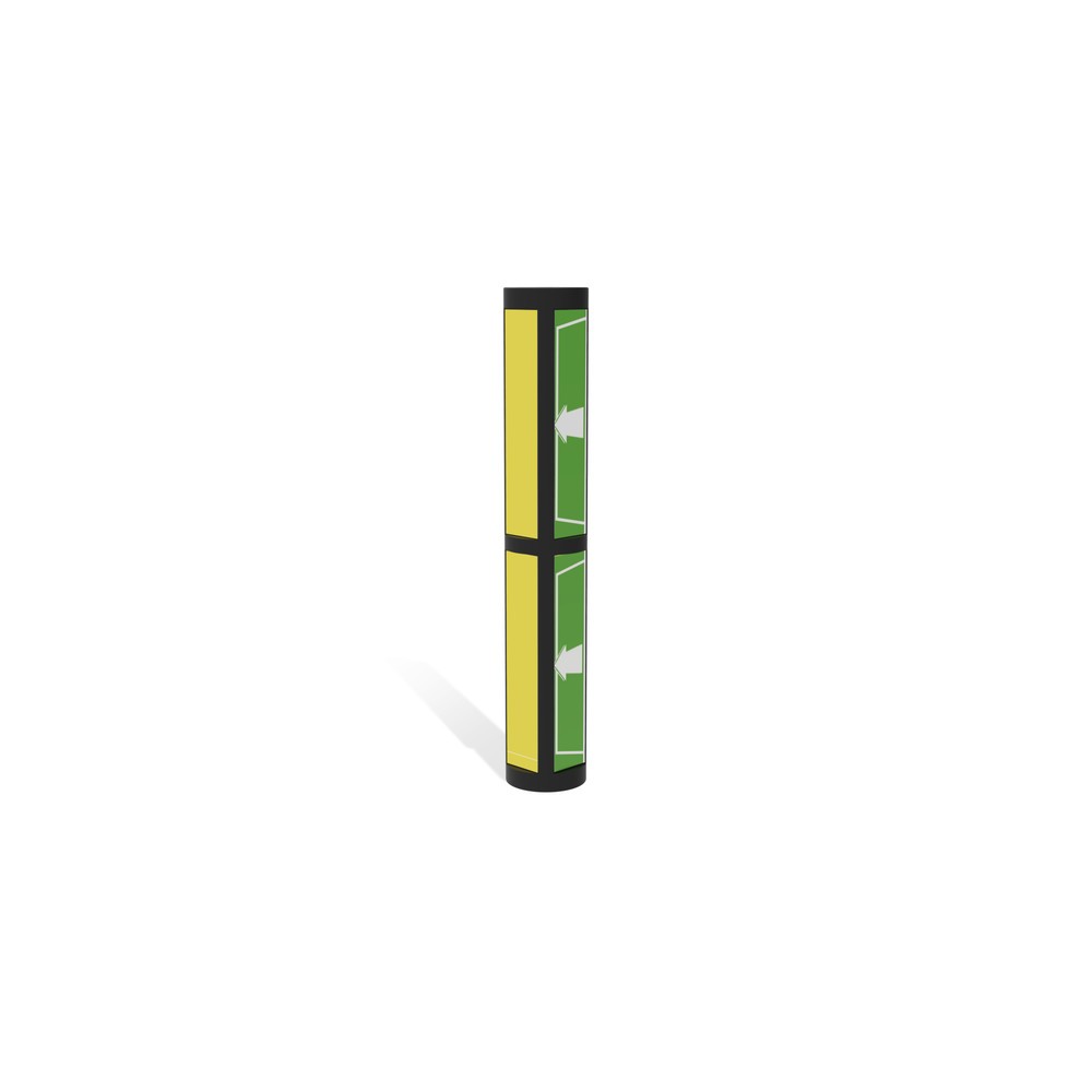 Número de imagen del producto 3: puerta batiente para rieles de seguridad «Delta», alto x ancho 1.200 x 1.000 mm