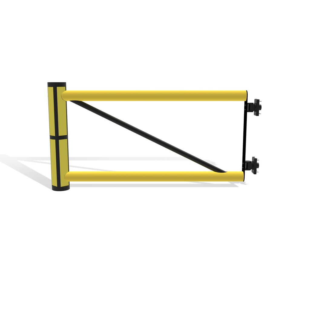 puerta batiente para rieles de seguridad «Delta», alto x ancho 1200 x 1200 mm Número de imagen del producto 3: puerta batiente para rieles de seguridad «Delta», alto x ancho 1200 x 1200 mm