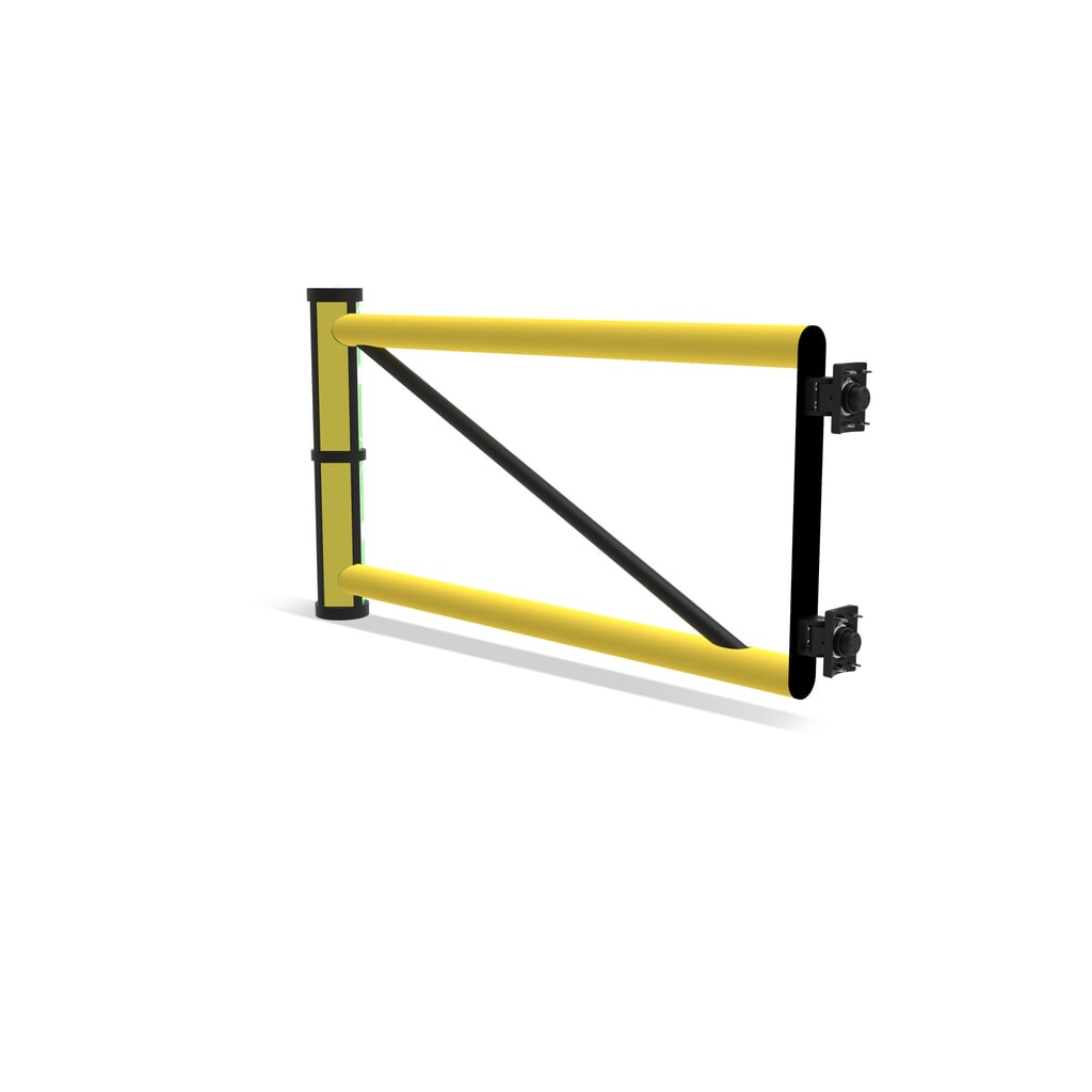 Número de imagen del producto 4: puerta batiente para rieles de seguridad «Delta», alto x ancho 1200 x 1200 mm