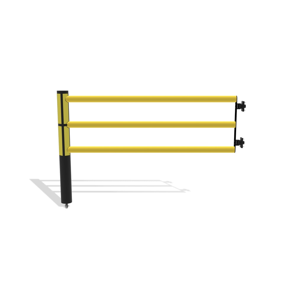 puerta batiente para rieles de seguridad «Delta», alto x ancho 1200 x 1.750 mm, con rollo Número de imagen del producto 5: puerta batiente para rieles de seguridad «Delta», alto x ancho 1200 x 1.750 mm, con rollo