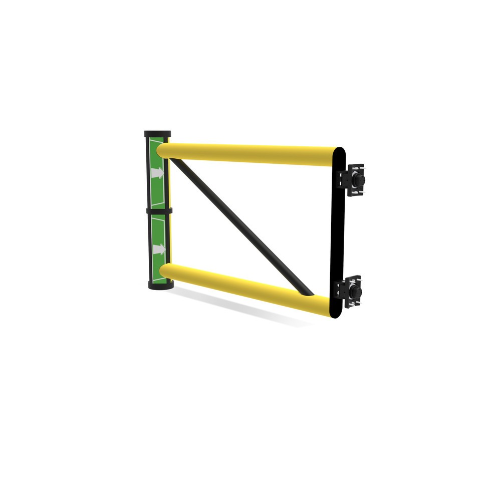 Número de imagen del producto 6: puerta batiente para rieles de seguridad «Delta», alto x ancho 1.200 x 1.000 mm