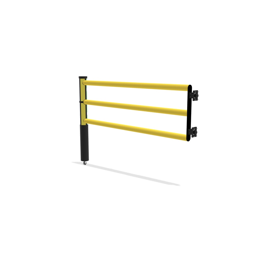 puerta batiente para rieles de seguridad «Delta», alto x ancho 1200 x 1.750 mm, con rollo Número de imagen del producto 6: puerta batiente para rieles de seguridad «Delta», alto x ancho 1200 x 1.750 mm, con rollo