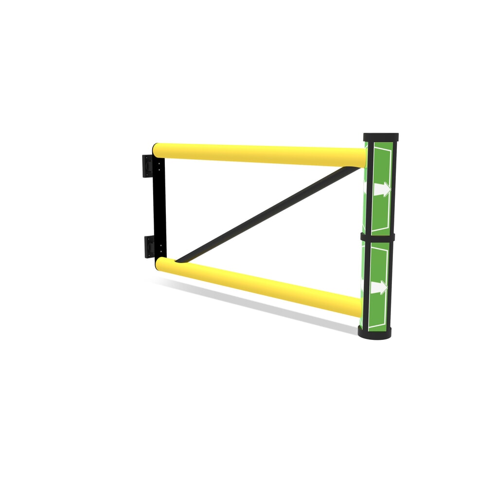 puerta batiente para rieles de seguridad «Delta», alto x ancho 1200 x 1200 mm Número de imagen del producto 8: puerta batiente para rieles de seguridad «Delta», alto x ancho 1200 x 1200 mm