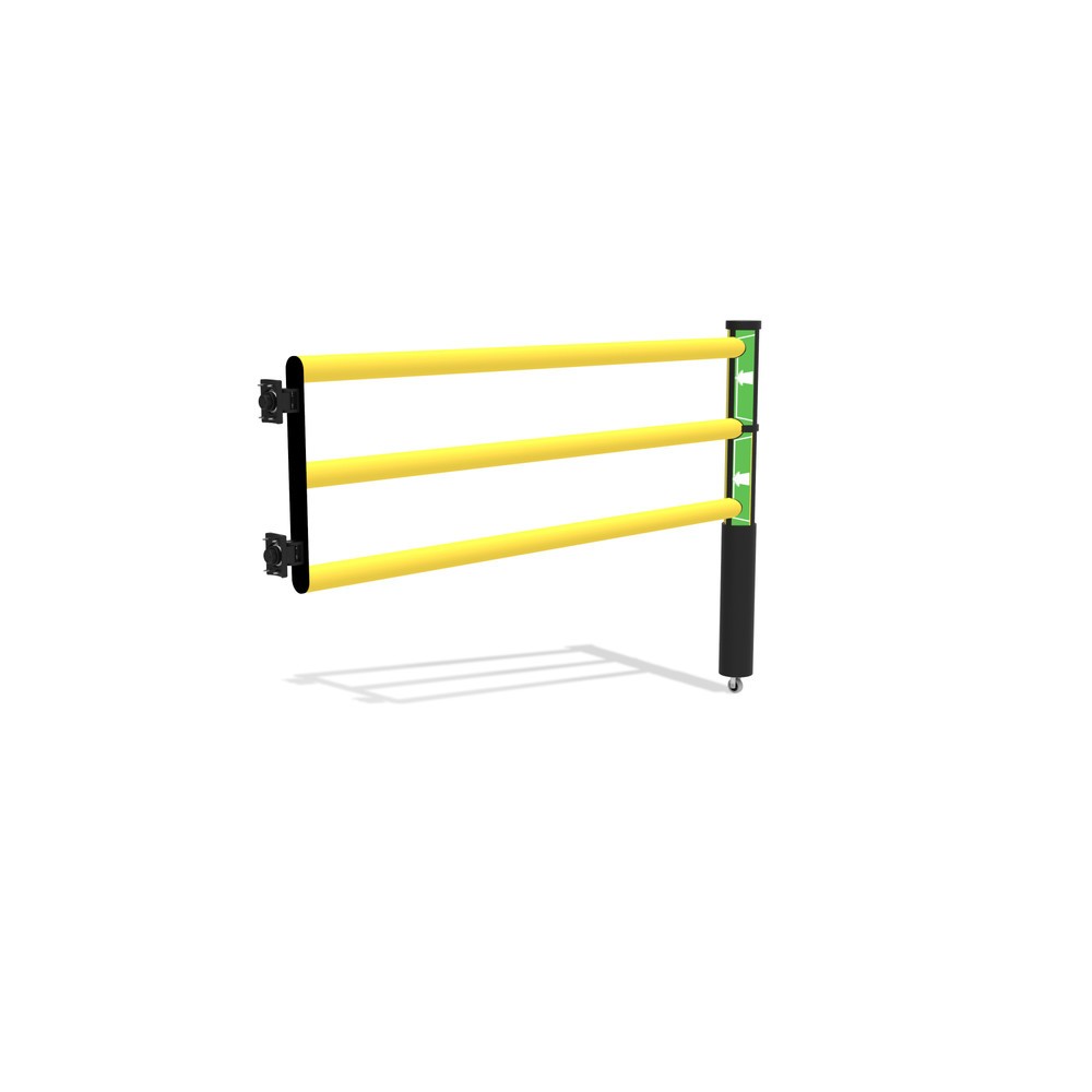Número de imagen del producto 8: puerta batiente para rieles de seguridad «Delta», alto x ancho 1200 x 1.750 mm, con rollo