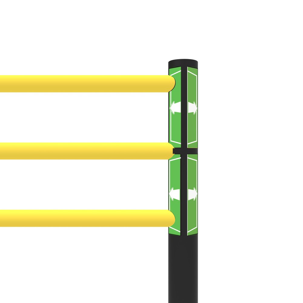 Número de imagen del producto 9: puerta batiente para rieles de seguridad «Delta», alto x ancho 1200 x 1.750 mm, con rollo