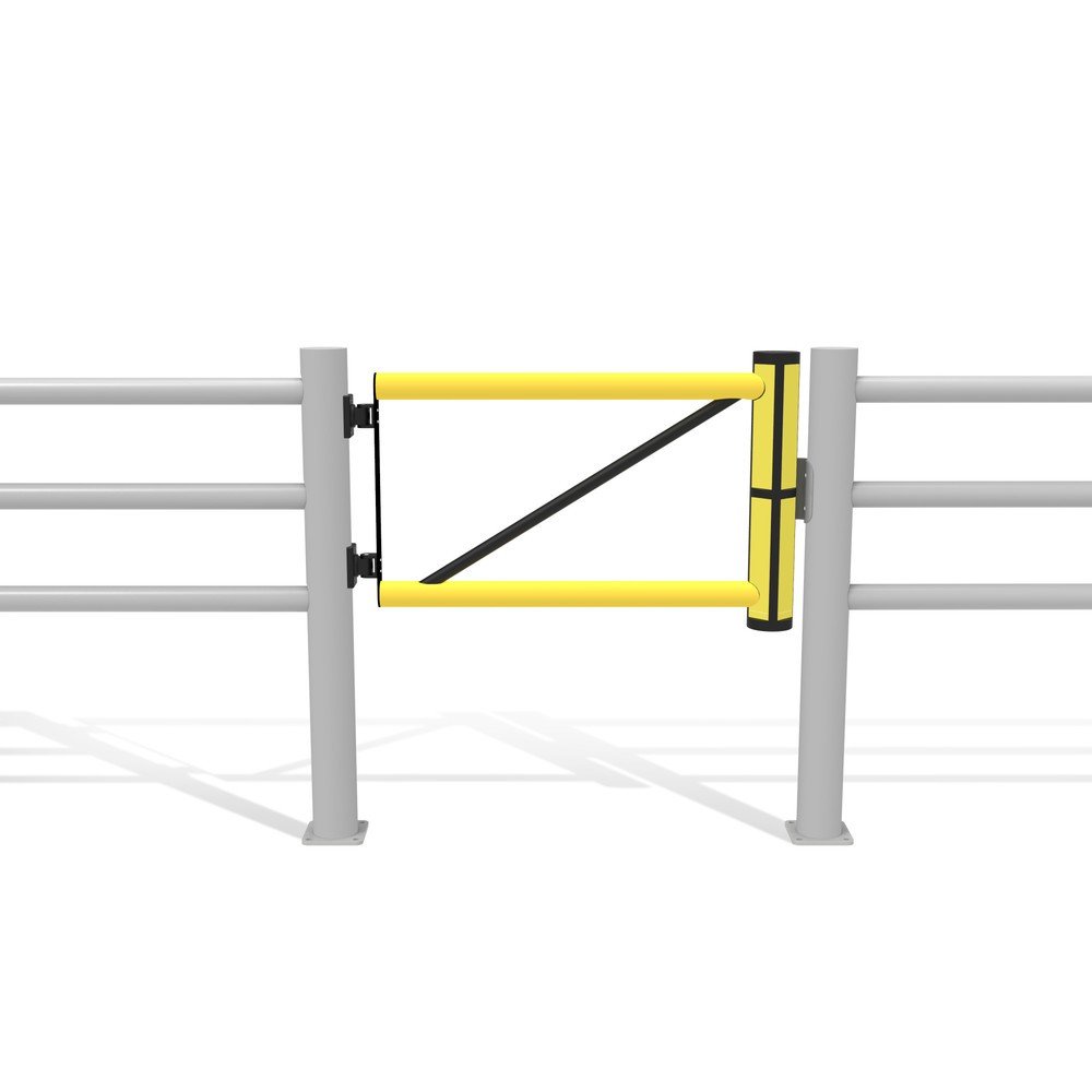 Número de imagen del producto 11: puerta batiente para rieles de seguridad «Delta», alto x ancho 1.200 x 1.000 mm